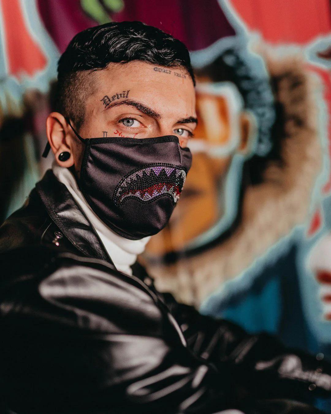 CLEARCUT FACE MASK (BLACK) | Sprayground Signature