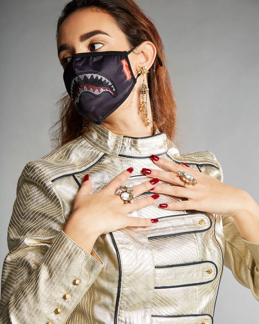 CLEARCUT FACE MASK (BLACK) | Sprayground Signature