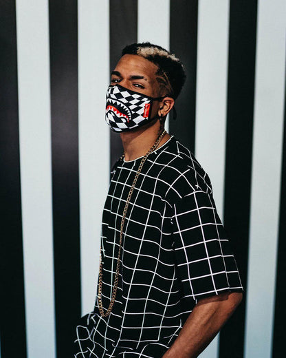 TRIPPY CHECK FACE MASK | Sprayground Essential
