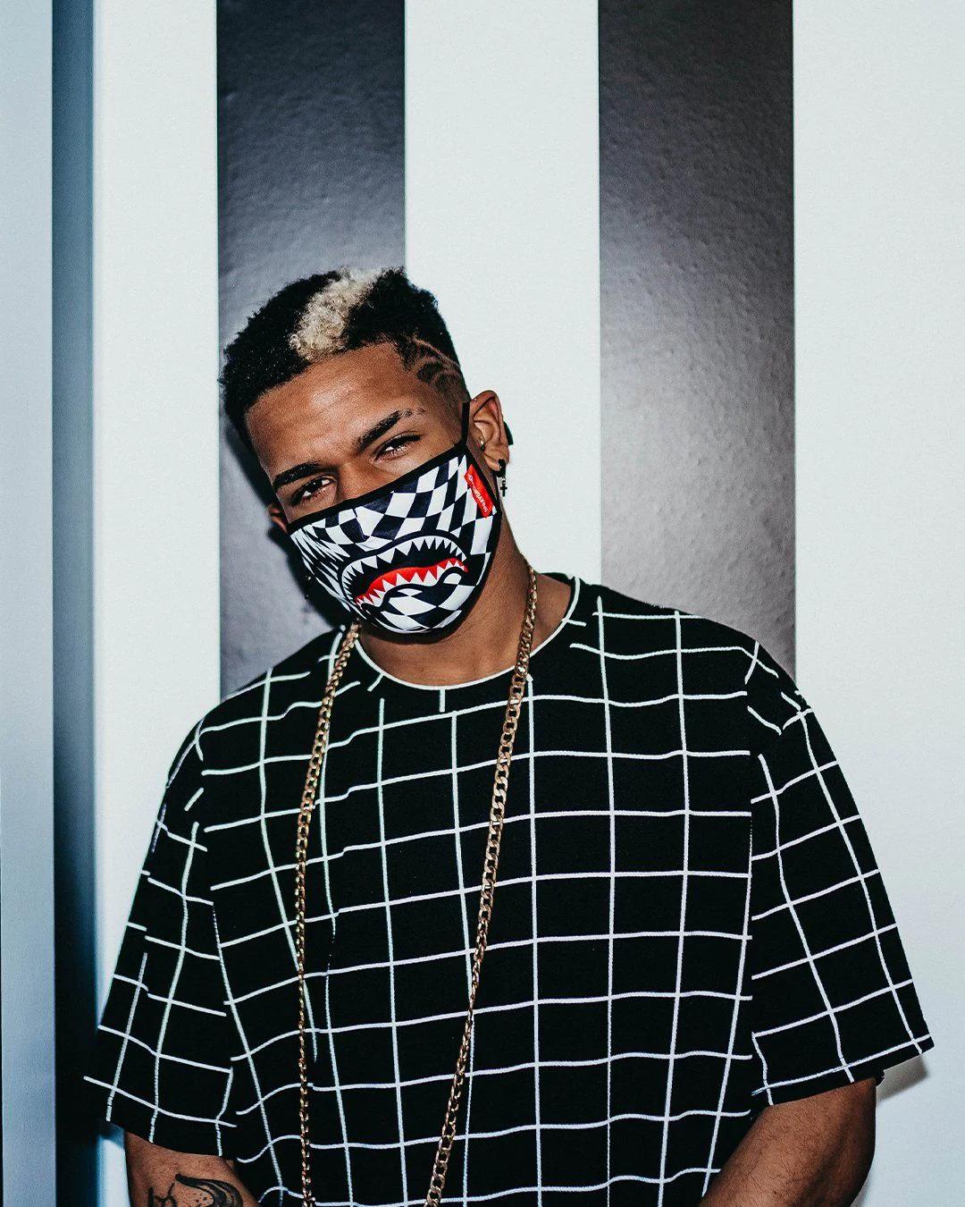 TRIPPY CHECK FACE MASK | Sprayground Essential