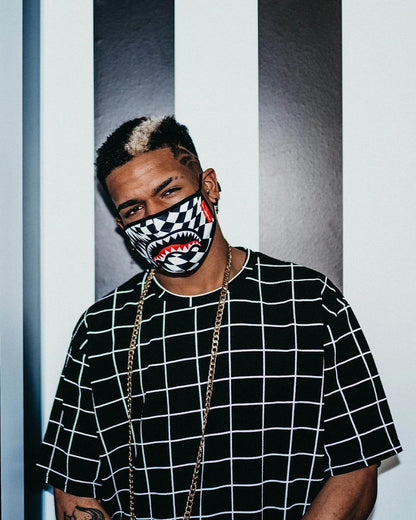 TRIPPY CHECK FACE MASK | Sprayground Essential