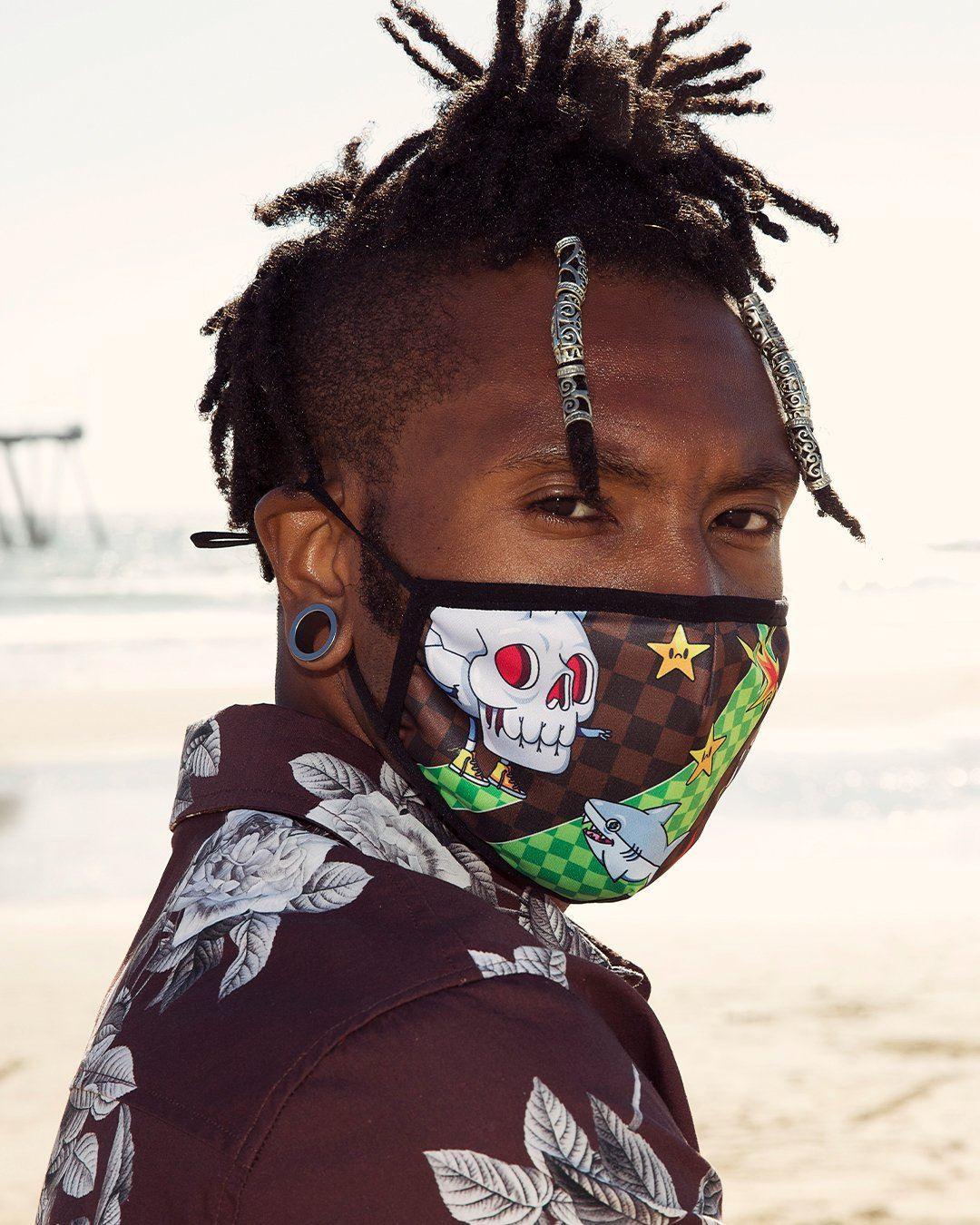 WTF THUNDER SHARK FACE MASK | Sprayground Great Value