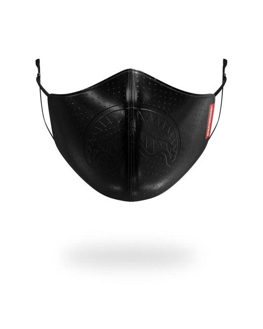 MIDNIGHT SHARK VEGAN LEATHER FACEMASK | Sprayground Quality