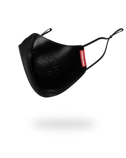 MIDNIGHT SHARK VEGAN LEATHER FACEMASK | Sprayground Quality