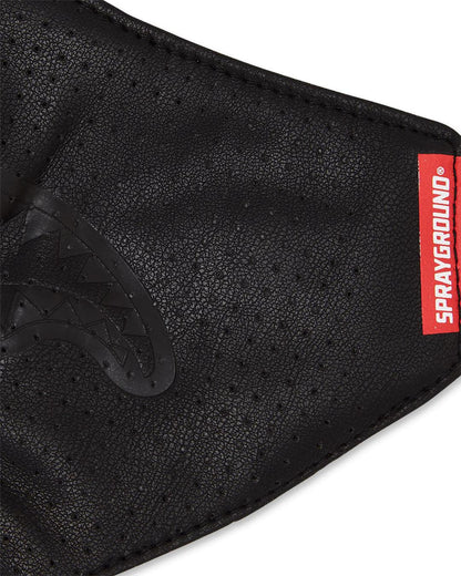 MIDNIGHT SHARK VEGAN LEATHER FACEMASK | Sprayground Quality