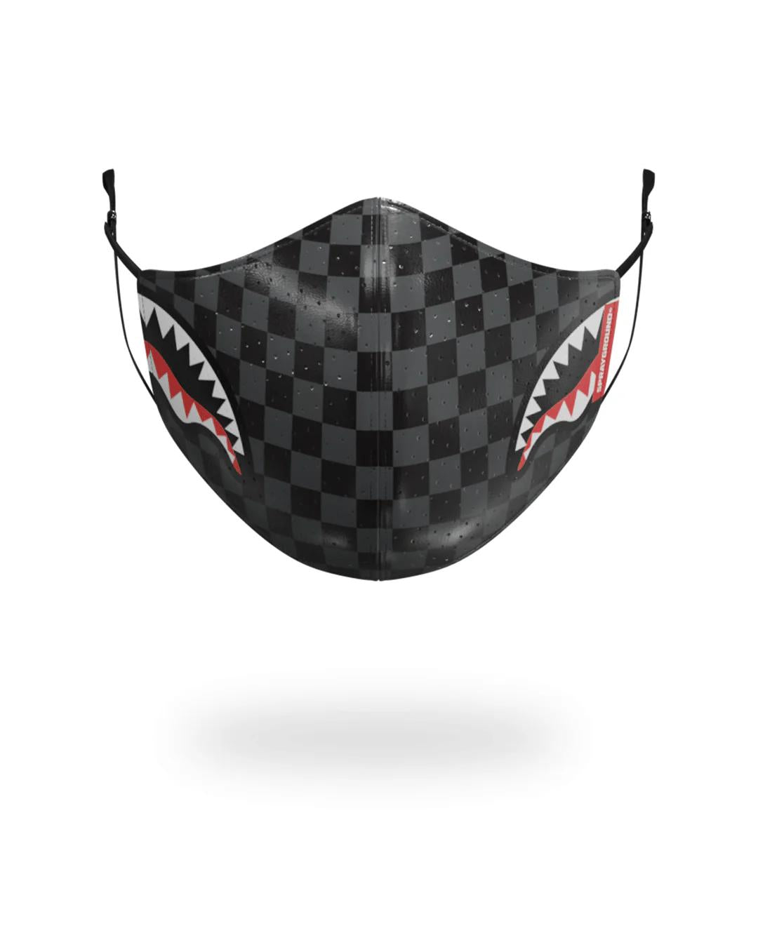 SHARKS IN PARIS (GRAY) VEGAN LEATHER FACE MASK | Sprayground Popular