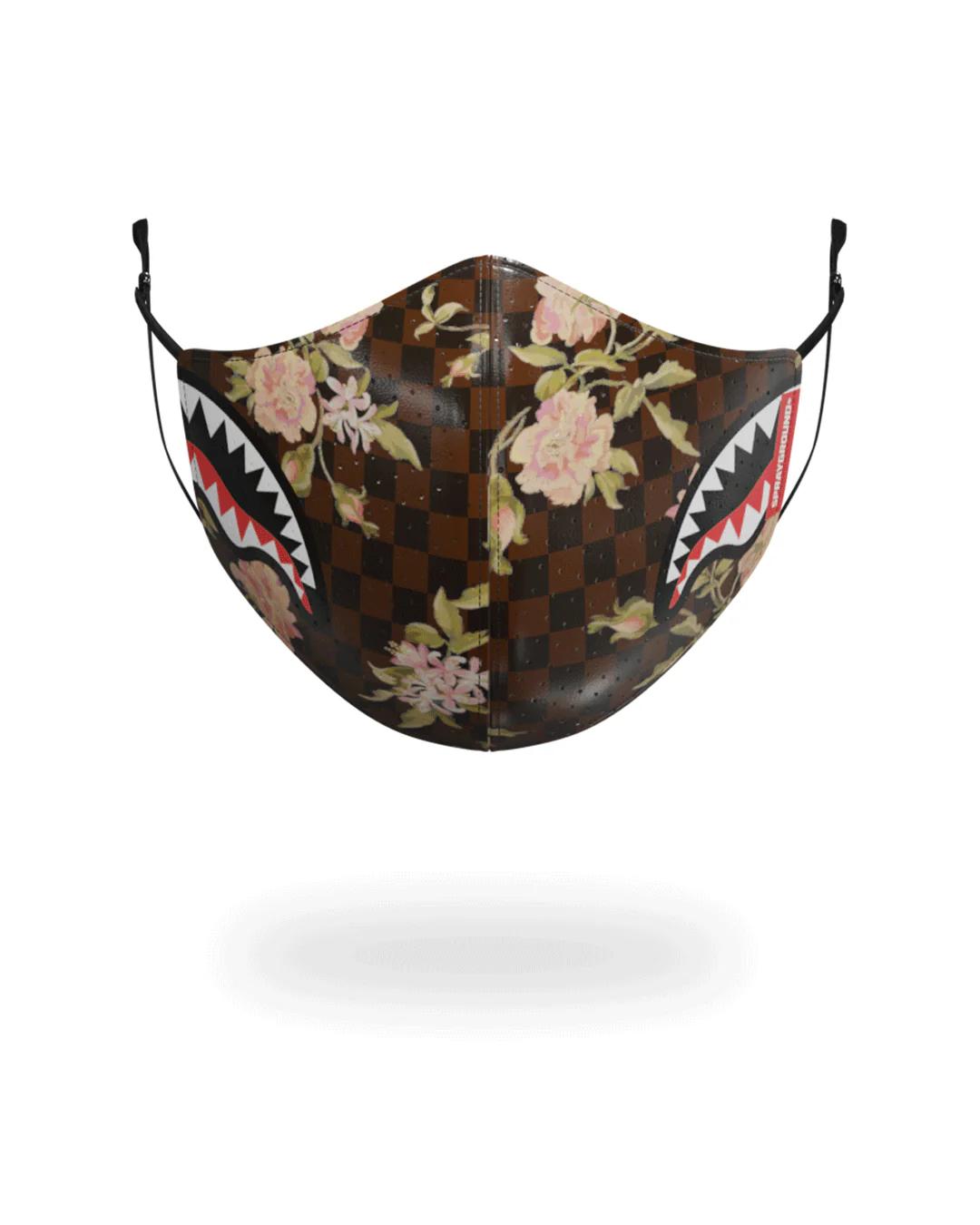 SHARKFLOWER VEGAN LEATHER FACE MASK | Sprayground Best Seller