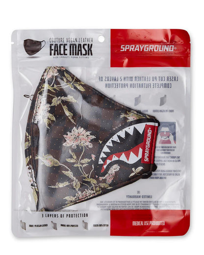 SHARKFLOWER VEGAN LEATHER FACE MASK | Sprayground Best Seller