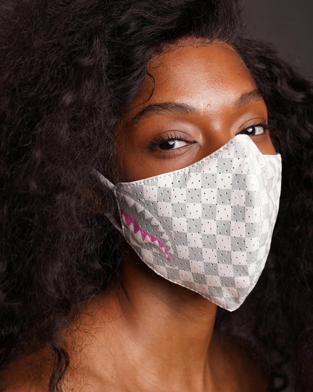 ROSE ALL DAY VEGAN LEATHER FACE MASK | Sprayground Recommended