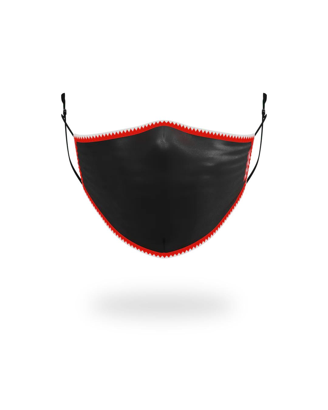 ADULT VERTICAL SHARK (BLACK) FORM-FITTING FACE MASK | Sprayground Great Value