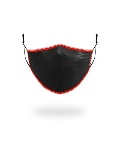 ADULT VERTICAL SHARK (BLACK) FORM-FITTING FACE MASK | Sprayground Great Value