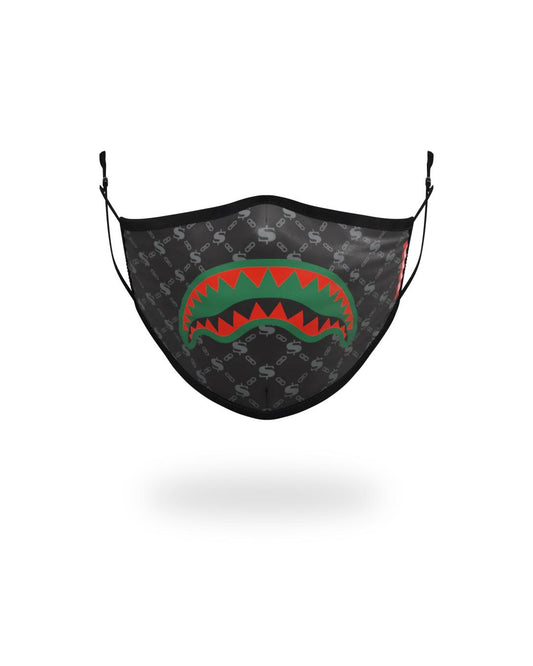 ADULT SPUCCI (BLACK) FORM-FITTING FACE MASK | Sprayground Premium