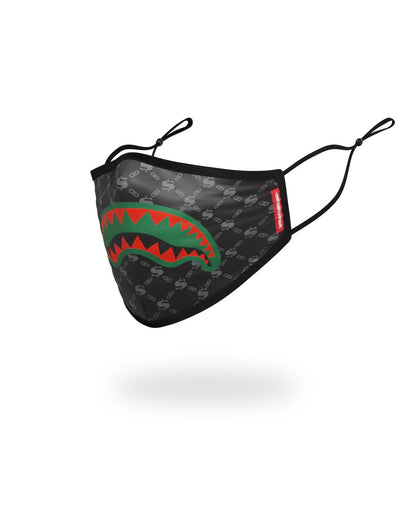 ADULT SPUCCI (BLACK) FORM-FITTING FACE MASK | Sprayground Premium