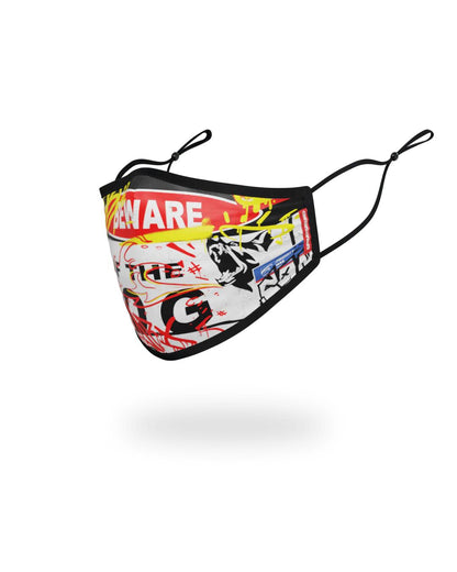 ADULT BEWARE OF THE DOG FORM-FITTING FACE MASK | Sprayground Featured
