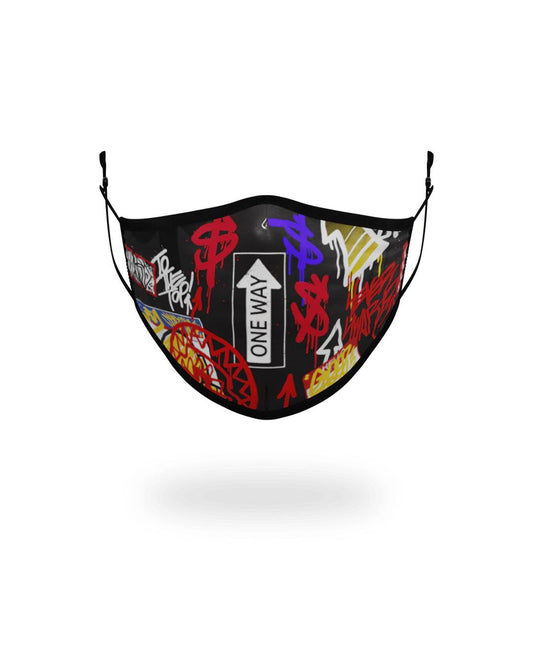 ADULT ONE WAY FORM-FITTING FACE MASK | Sprayground Popular
