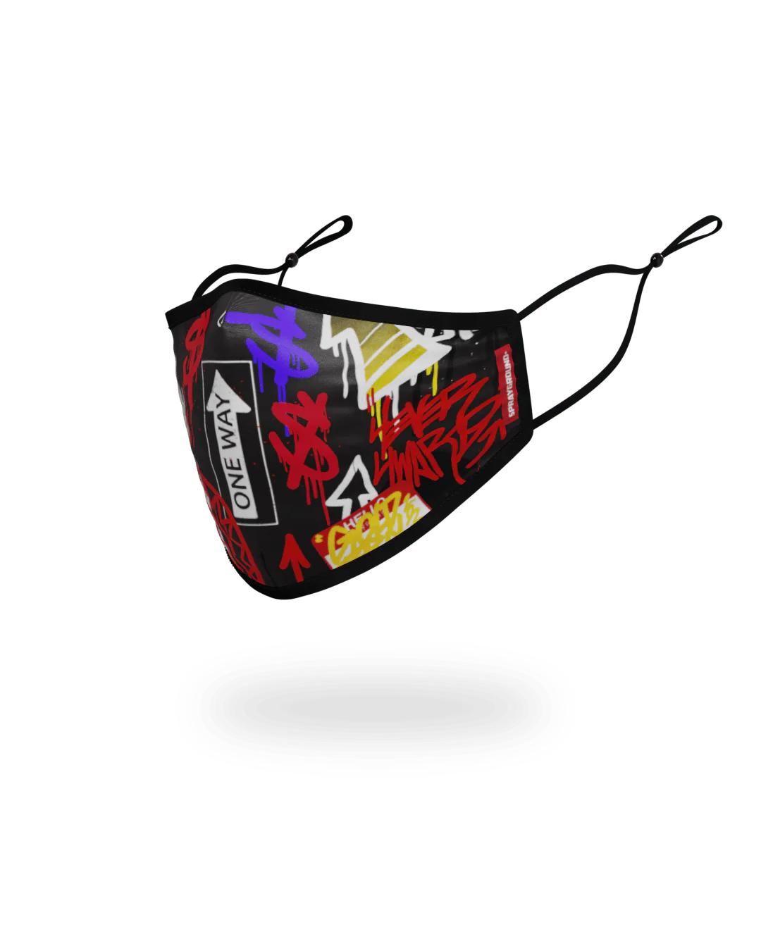 ADULT ONE WAY FORM-FITTING FACE MASK | Sprayground Popular