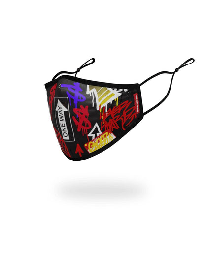 ADULT ONE WAY FORM-FITTING FACE MASK | Sprayground Popular