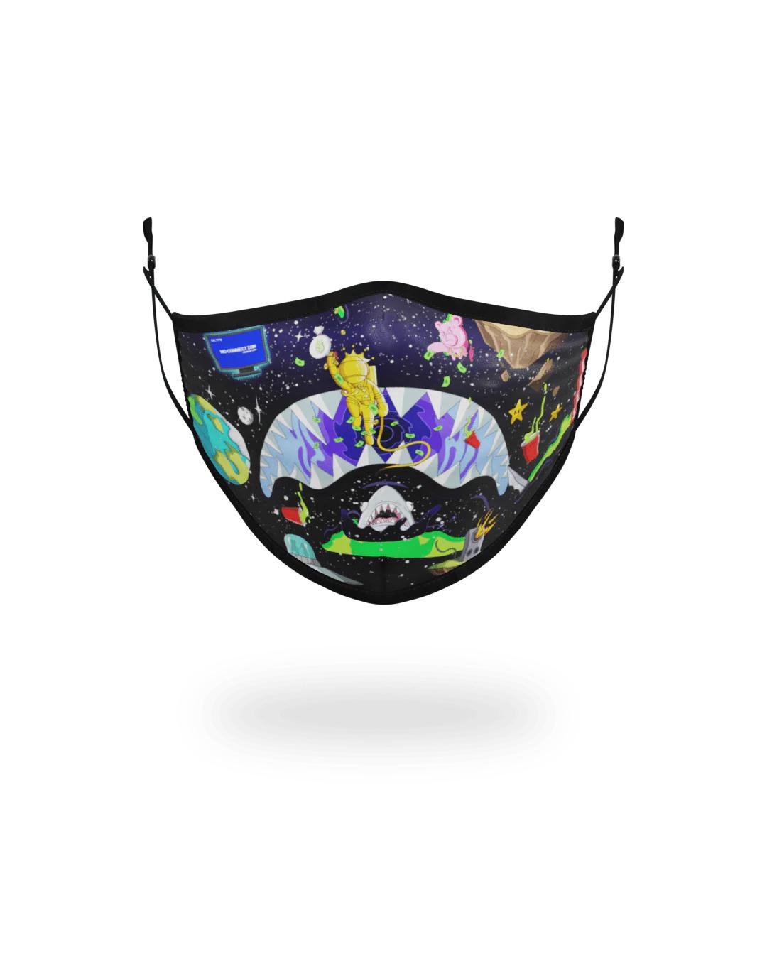 ADULT ASTRO PARTY FORM-FITTING FACE MASK | Sprayground Trending