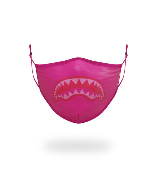 ADULT PINK SHARK FORM-FITTING FACE MASK | Sprayground Recommended