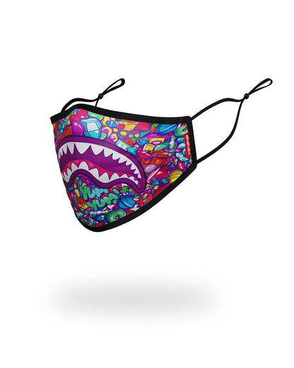 KIDS FORM FITTING MASK: CANDY SHARK | Sprayground Great Value