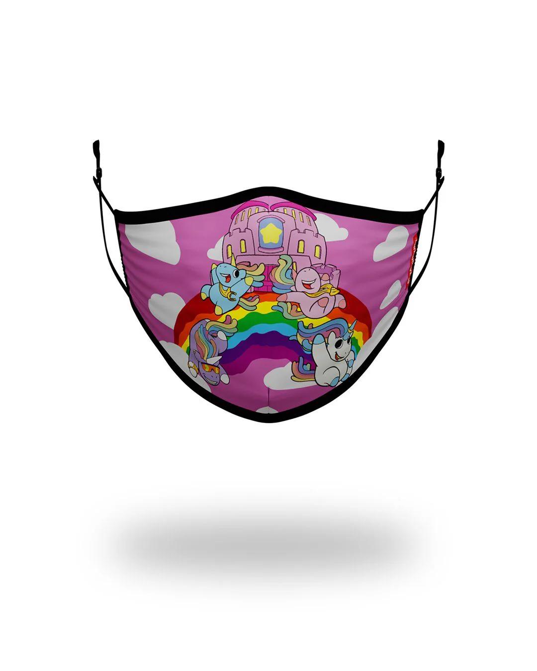 KIDS FORM FITTING MASK: RAINBOW BOUNCE | Sprayground Latest