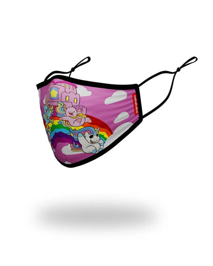 KIDS FORM FITTING MASK: RAINBOW BOUNCE | Sprayground Latest