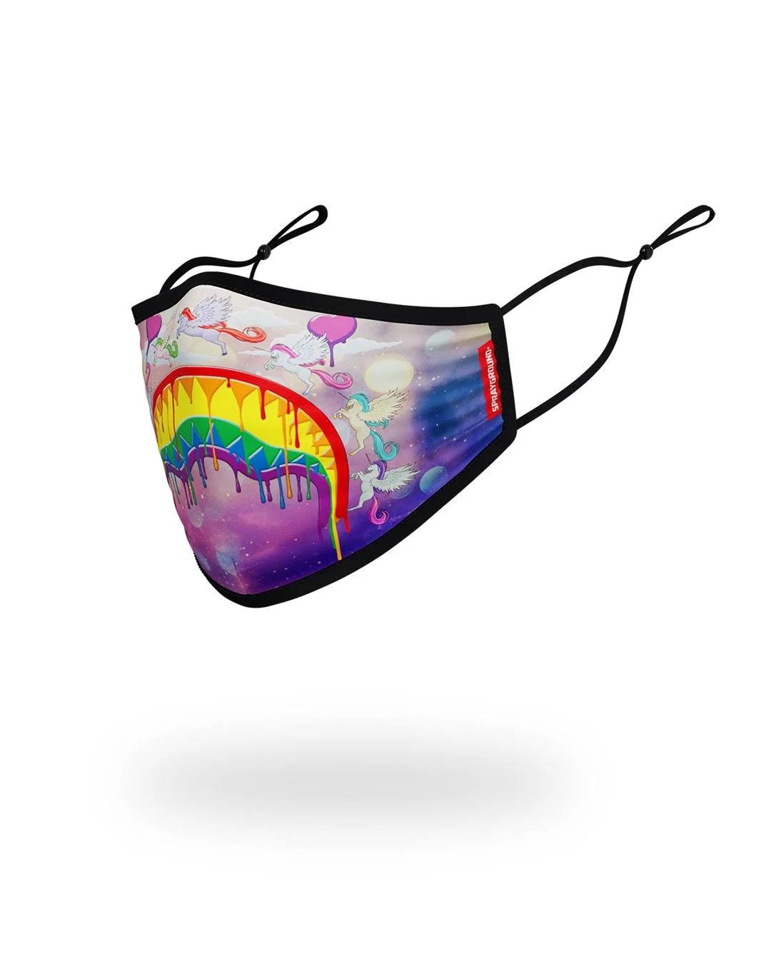 KIDS FORM FITTING MASK: MELT THE RAINBOW | Sprayground Quality