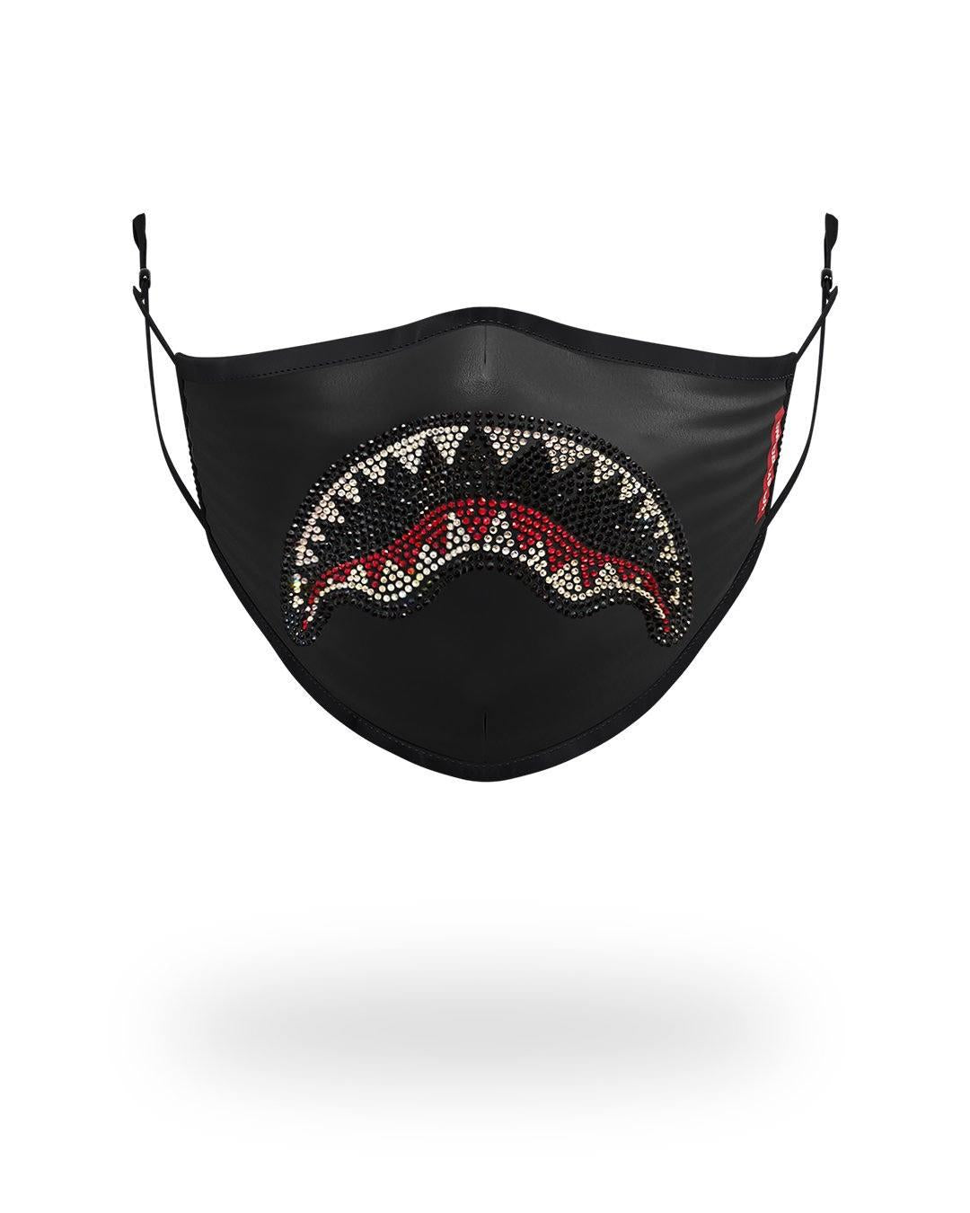 ADULT TRINITY SHARK FORM FITTING FACE MASK | Sprayground Premium