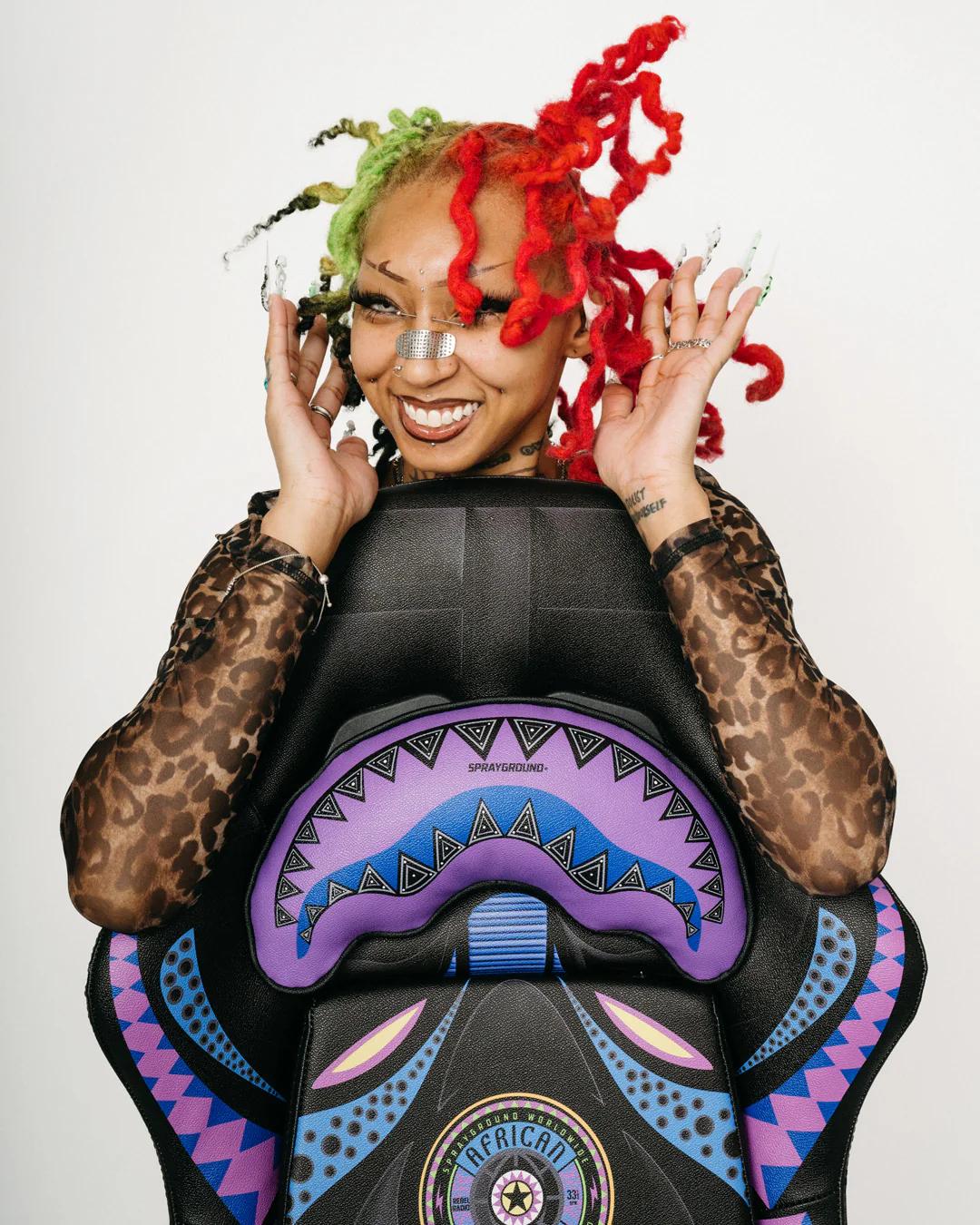 A.I. 12 BROOKLYN & BEYOND - SANDFLOWER COLLAB GAMING CHAIR | Sprayground Everyday