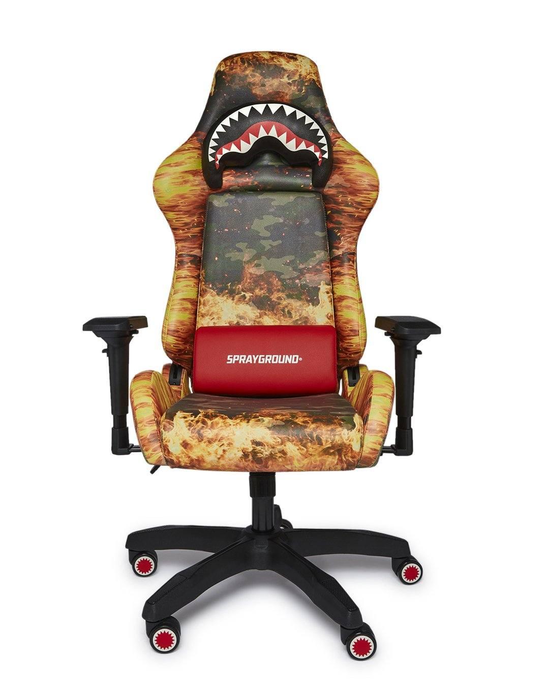 FIRE CAMO GAMING CHAIR - SUPER RARE | Sprayground Trending