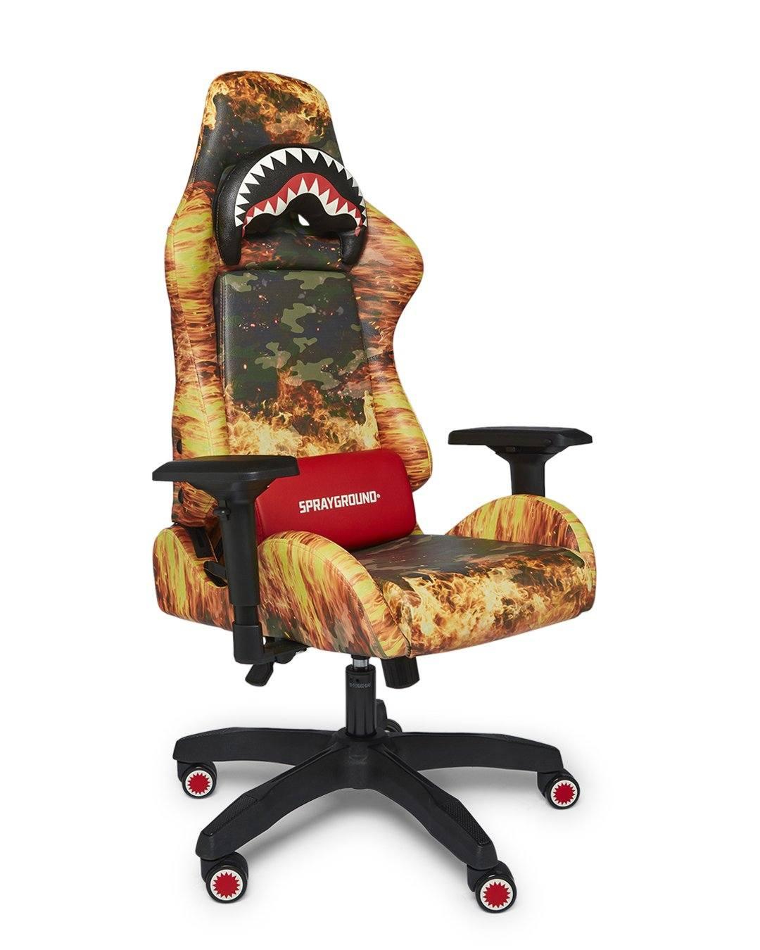 FIRE CAMO GAMING CHAIR - SUPER RARE | Sprayground Trending