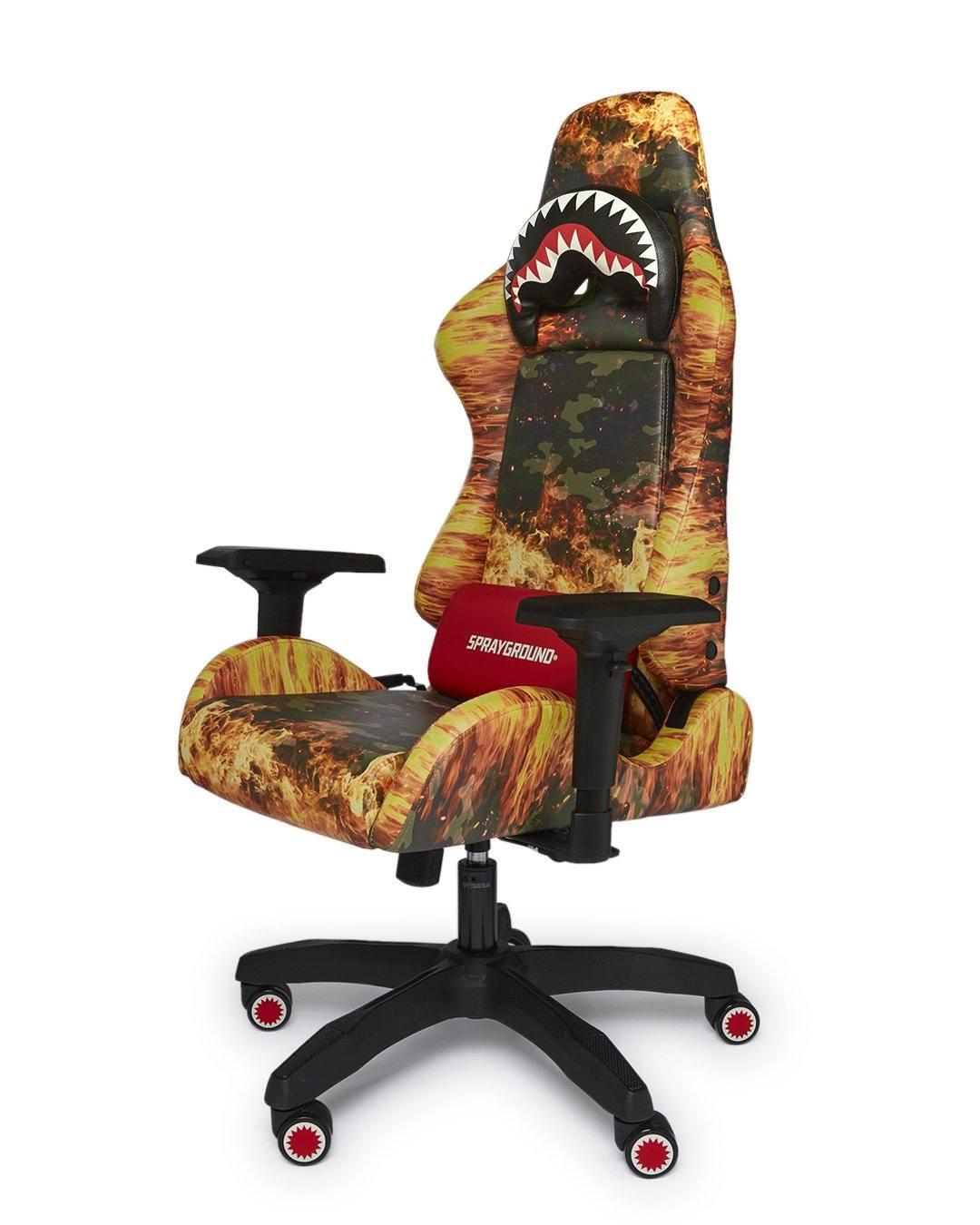 FIRE CAMO GAMING CHAIR - SUPER RARE | Sprayground Trending