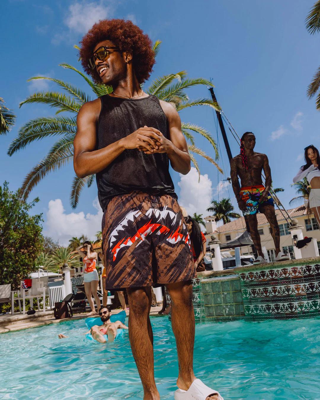 DRIFTER SHARK RACER SWIM SHORT | Sprayground Value
