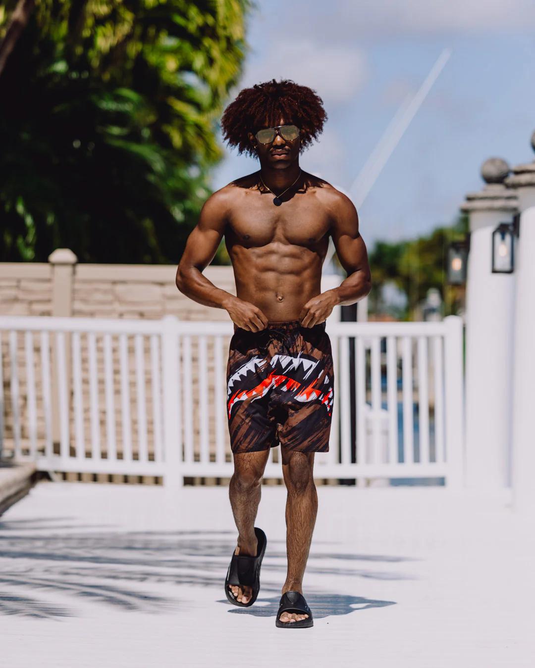 DRIFTER SHARK RACER SWIM SHORT | Sprayground Value