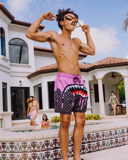 OCEAN DRIP CHECK SWIM SHORT | Sprayground Great Value