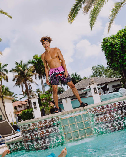 OCEAN DRIP CHECK SWIM SHORT | Sprayground Great Value
