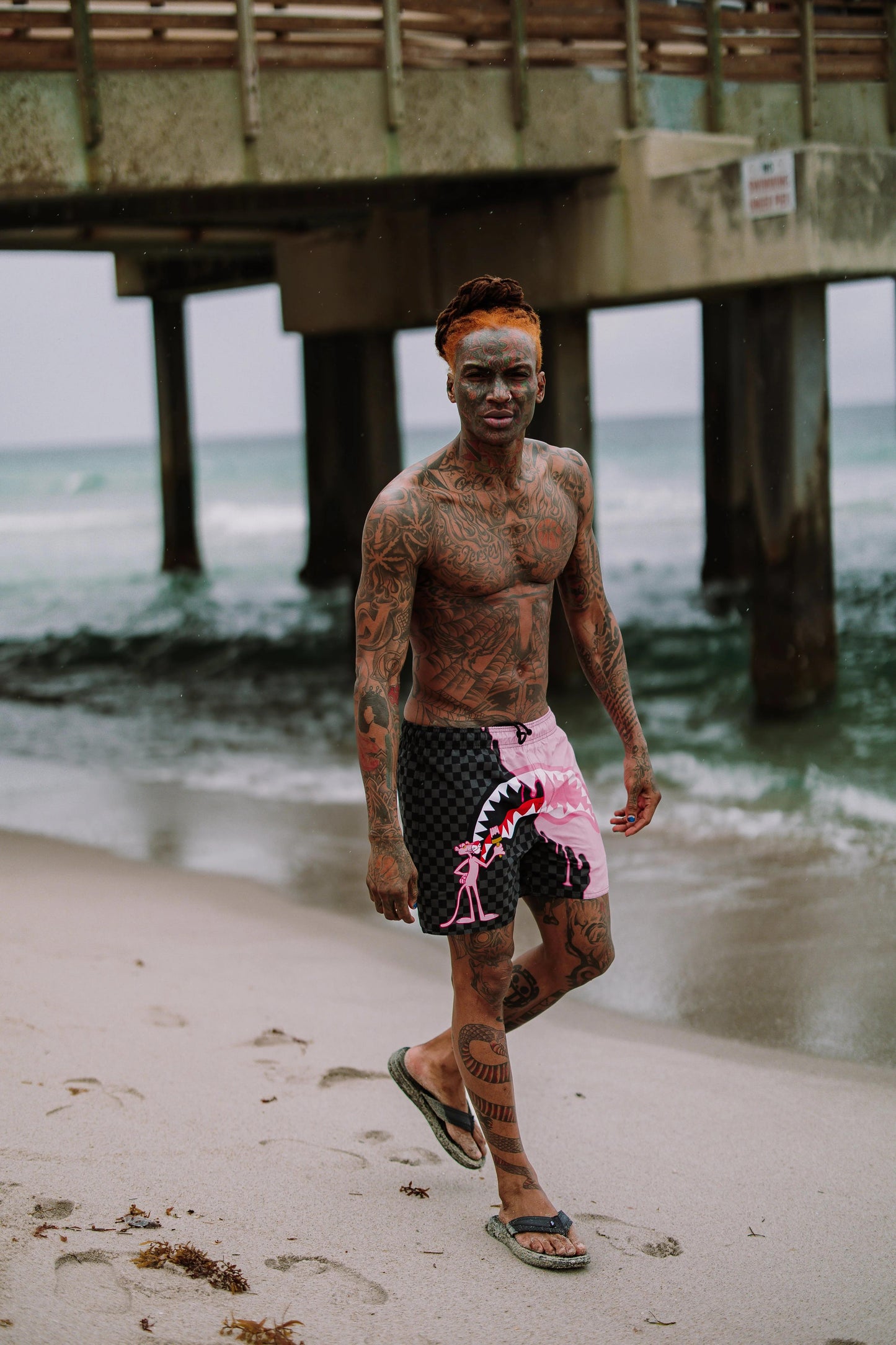 PINK PANTHER PINK PAINTER SWIM SHORTS | Sprayground Best Seller