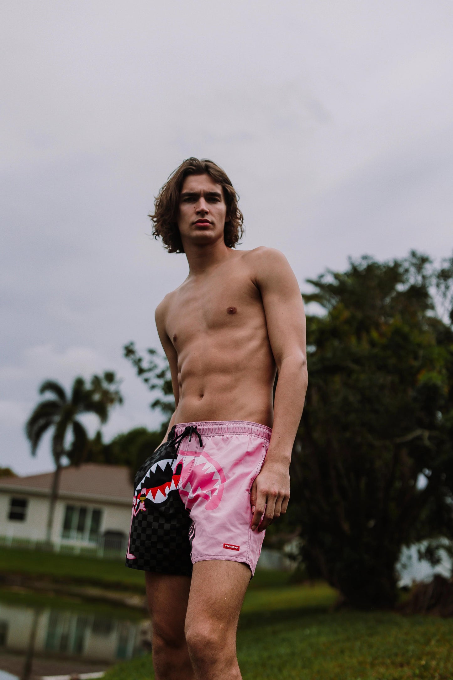 PINK PANTHER PINK PAINTER SWIM SHORTS | Sprayground Best Seller