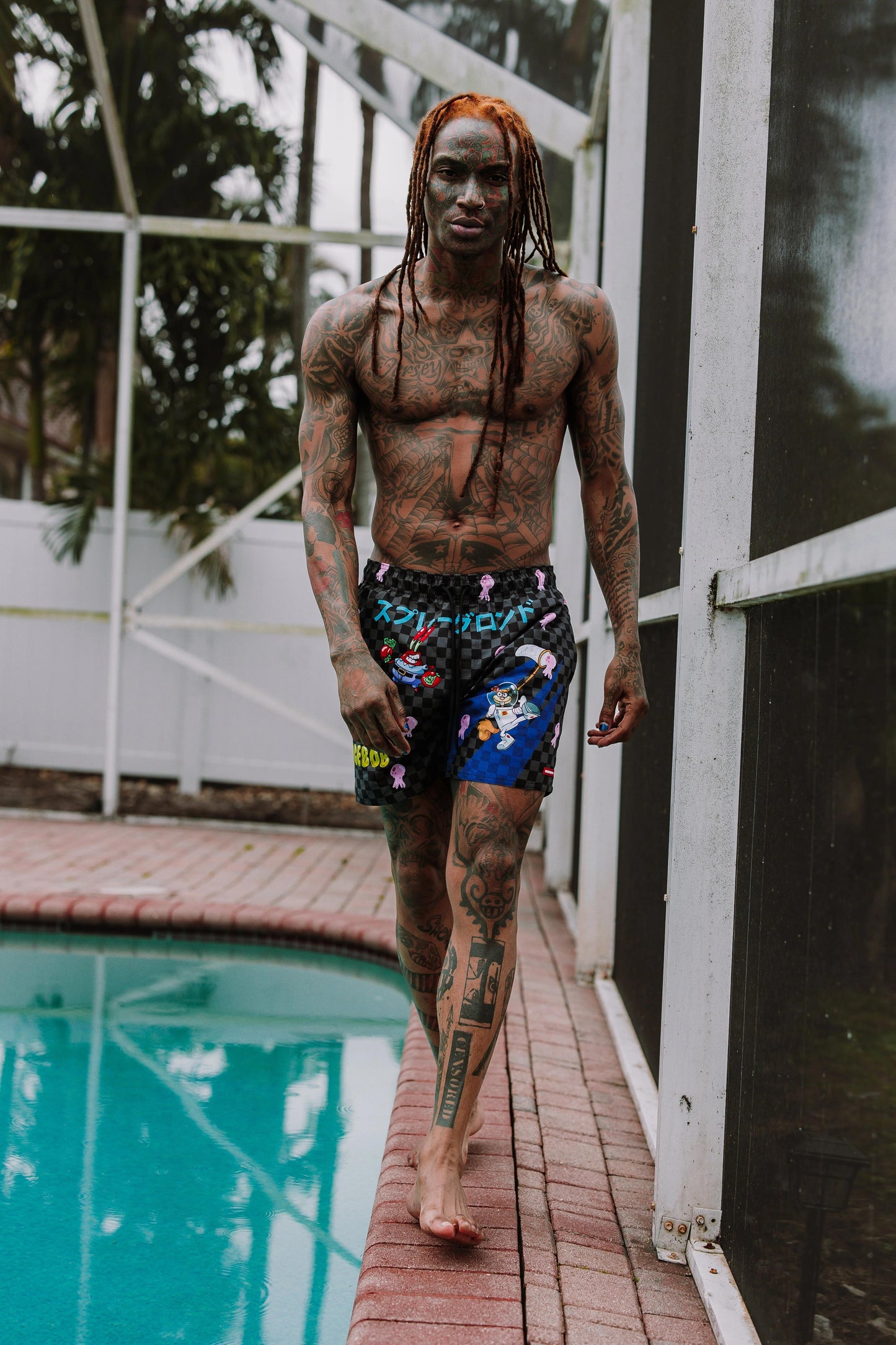 SPONGEBOB TOKYO BUBBLE SWIM SHORTS | Sprayground Recommended