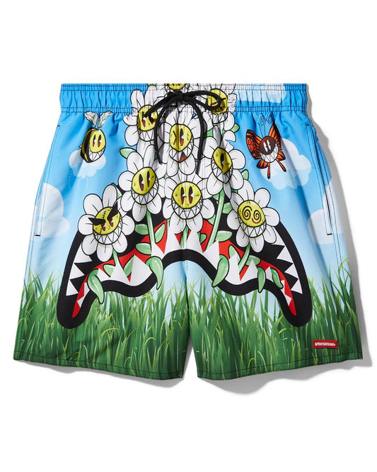 CRAZY DAISIES SWIM SHORTS | Sprayground Signature