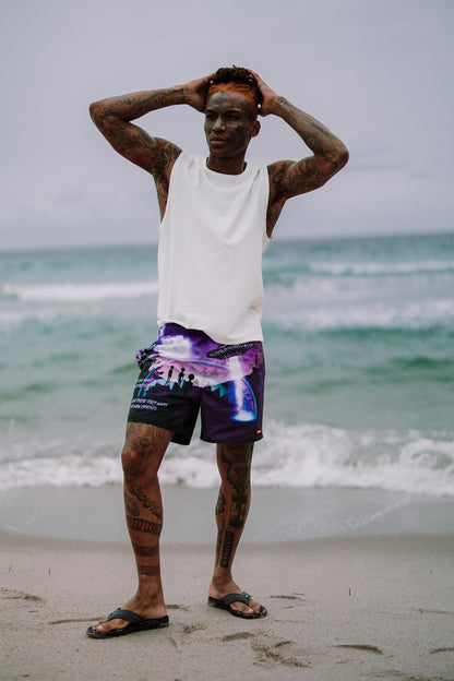 LATE ONE NIGHT SWIM SHORTS | Sprayground Classic