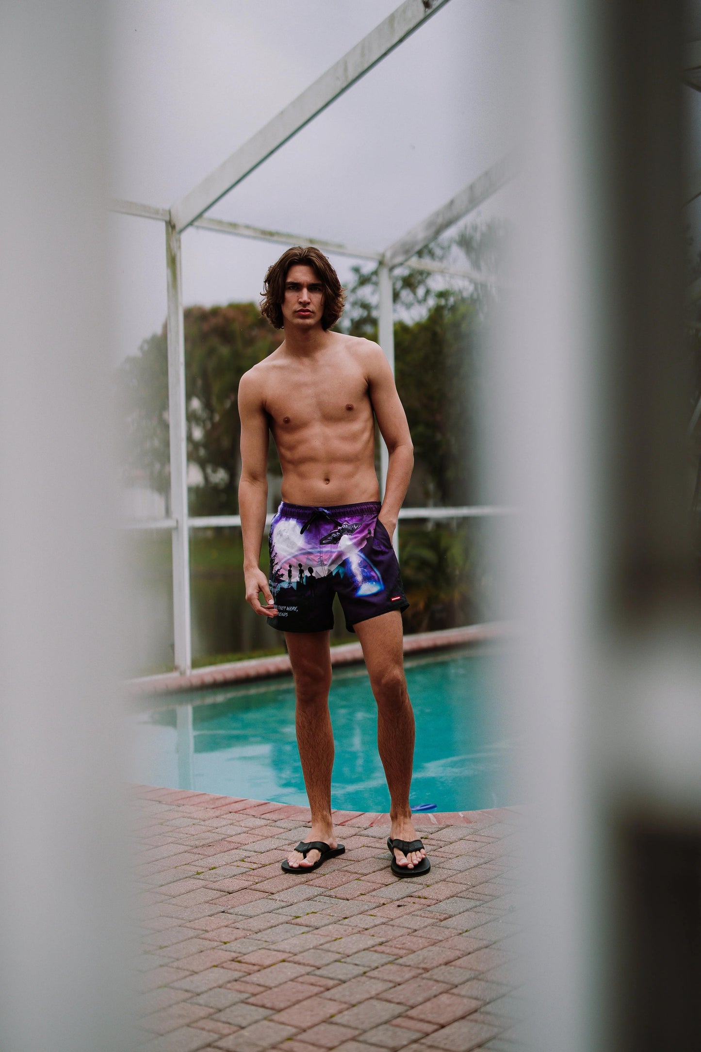 LATE ONE NIGHT SWIM SHORTS | Sprayground Classic