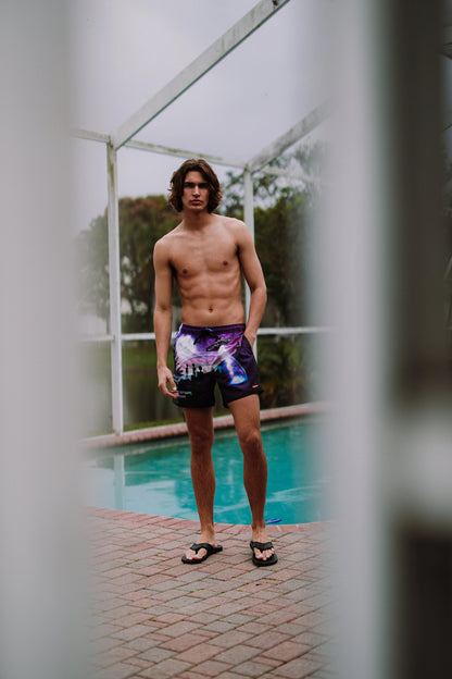 LATE ONE NIGHT SWIM SHORTS | Sprayground Classic