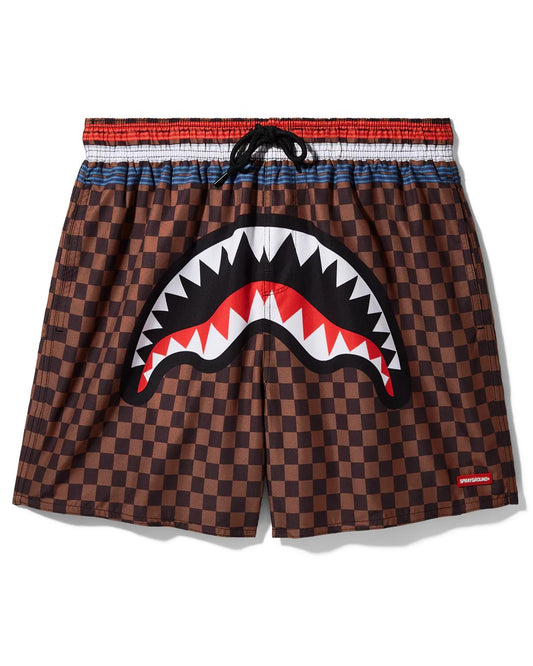 SHARKS IN PARIS GT SWIM SHORTS | Sprayground Everyday