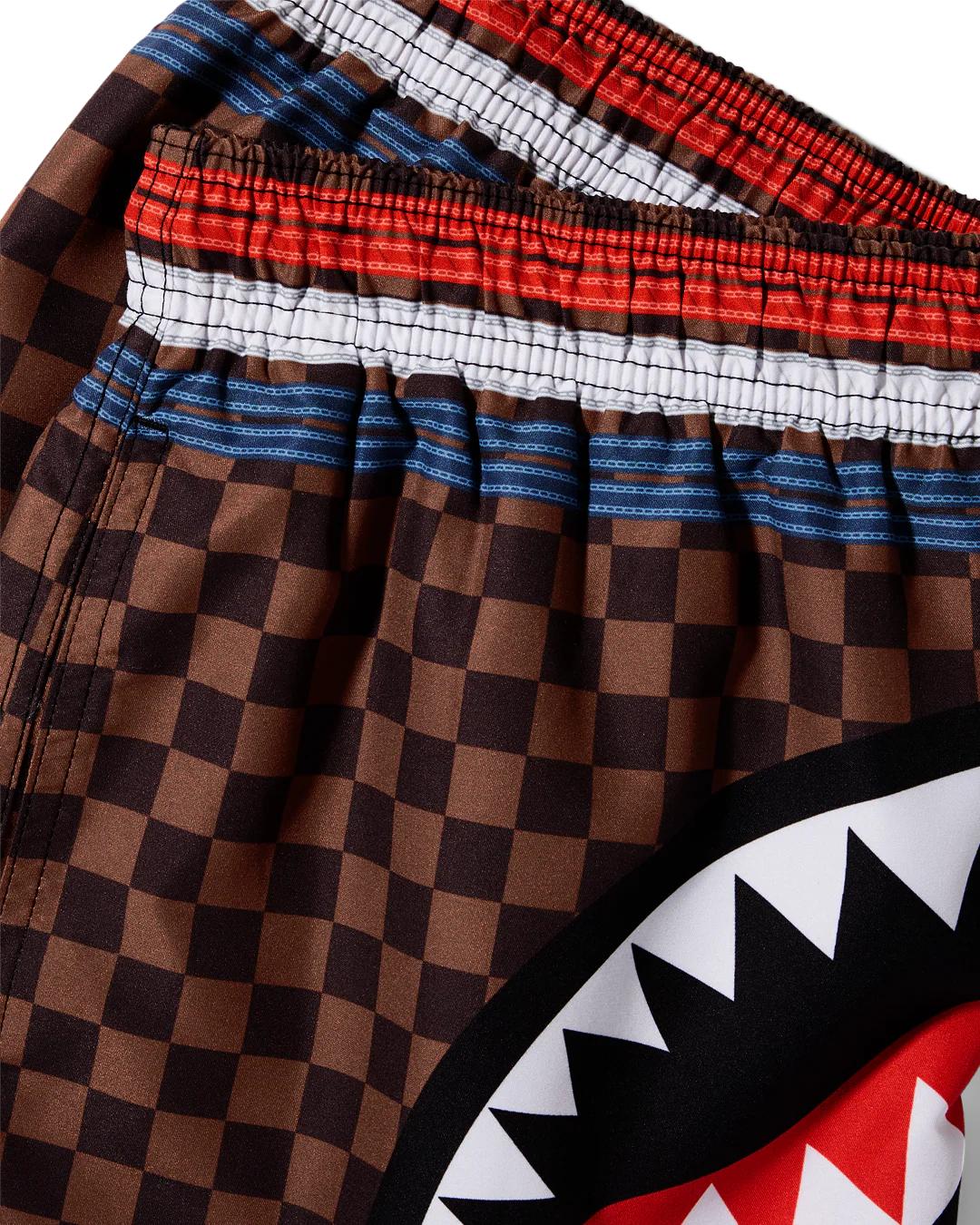 SHARKS IN PARIS GT SWIM SHORTS | Sprayground Everyday