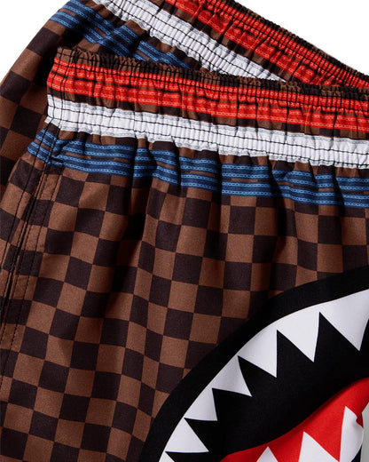 SHARKS IN PARIS GT SWIM SHORTS | Sprayground Everyday