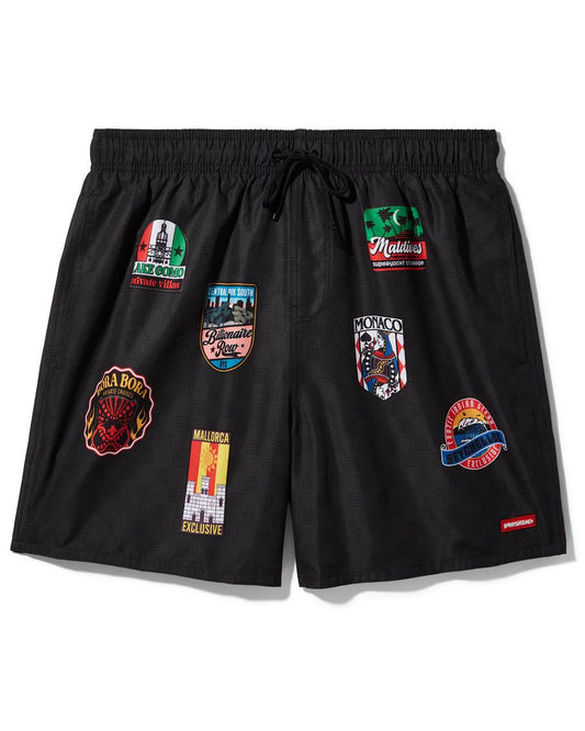 GLOBAL MOGUL BILLIONAIRE SWIM SHORTS | Sprayground New