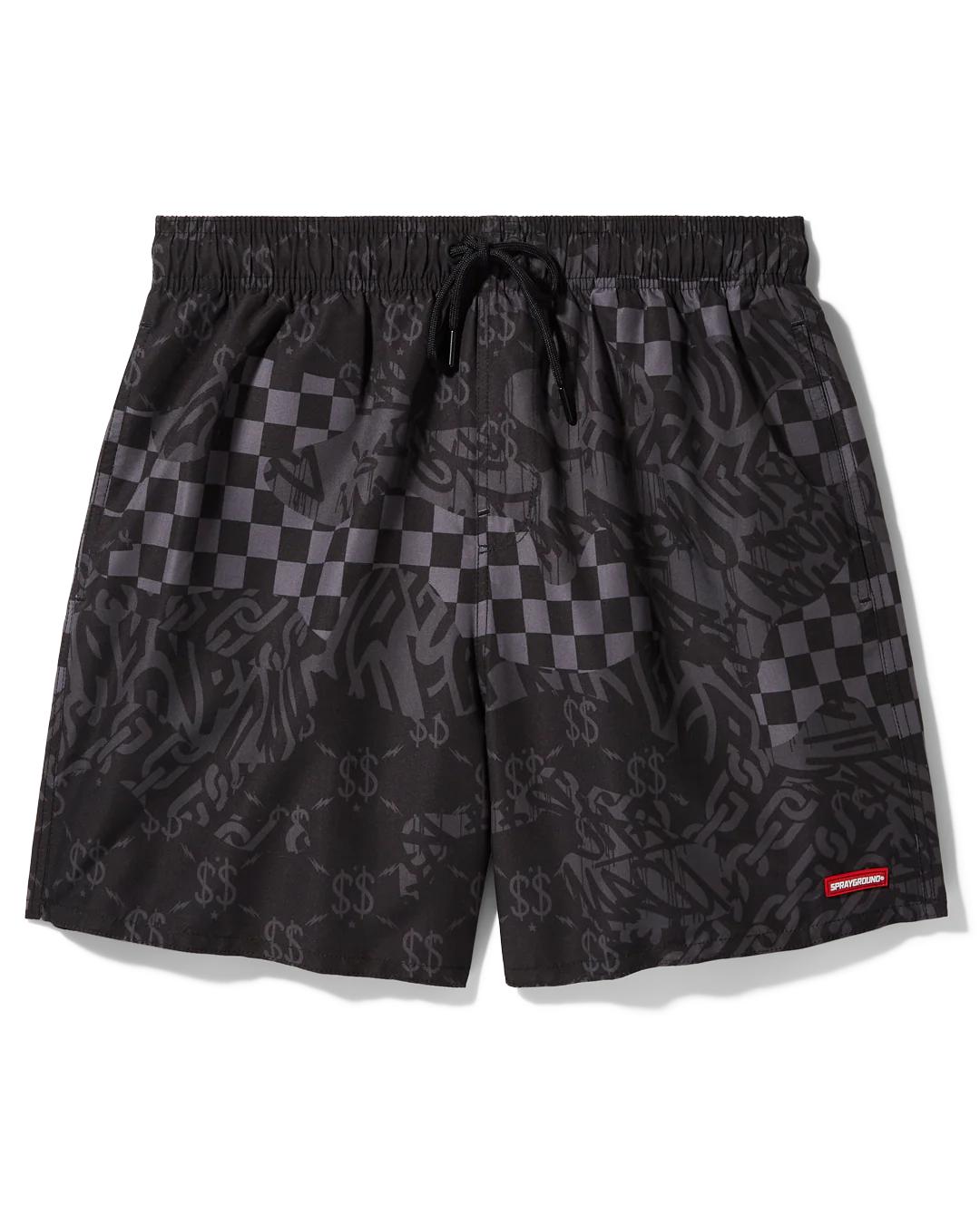 3AM CHECK SWIM SHORTS | Sprayground Popular