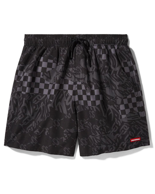 3AM CHECK SWIM SHORTS | Sprayground Popular