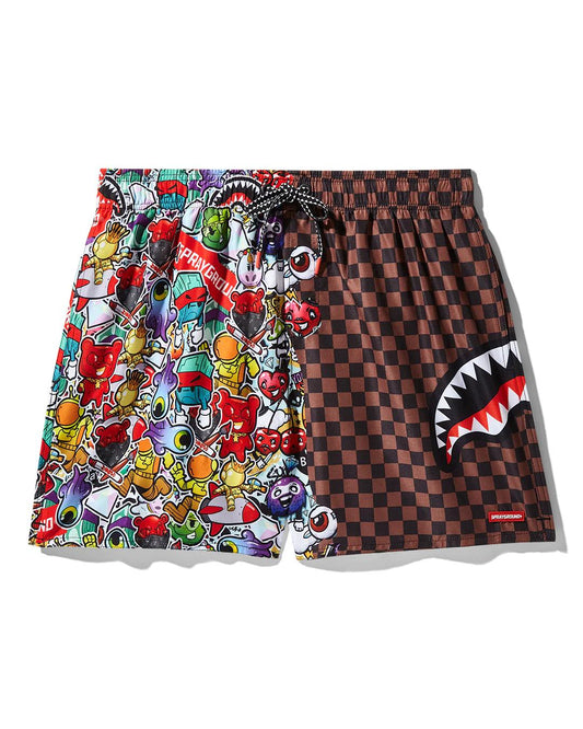 STICKER CREW SWIM SHORTS | Sprayground Recommended